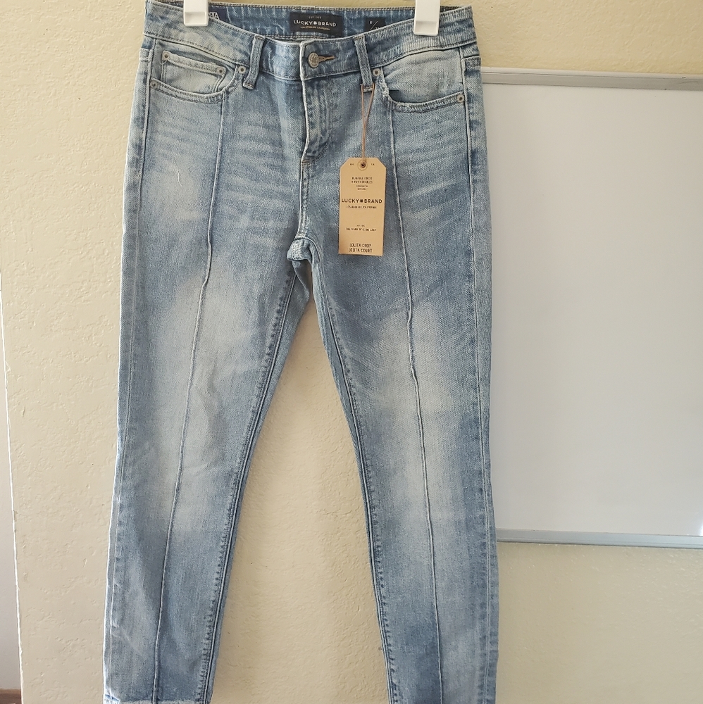 Lucky Brand Light Wash Mid Rise Lolita Skinny Jean - Picture 1 of 5